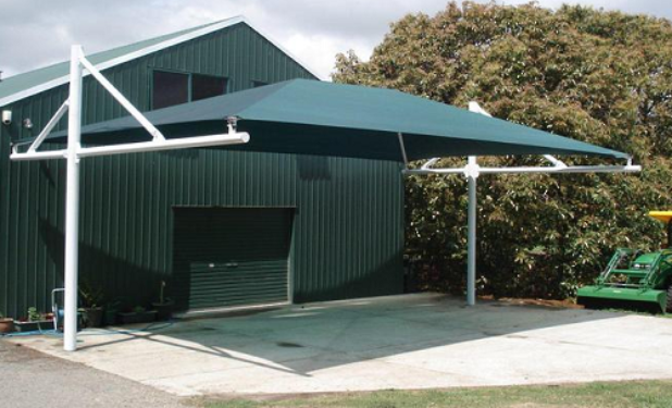 Hip Roof Shade Sail NZ - Shade Structures